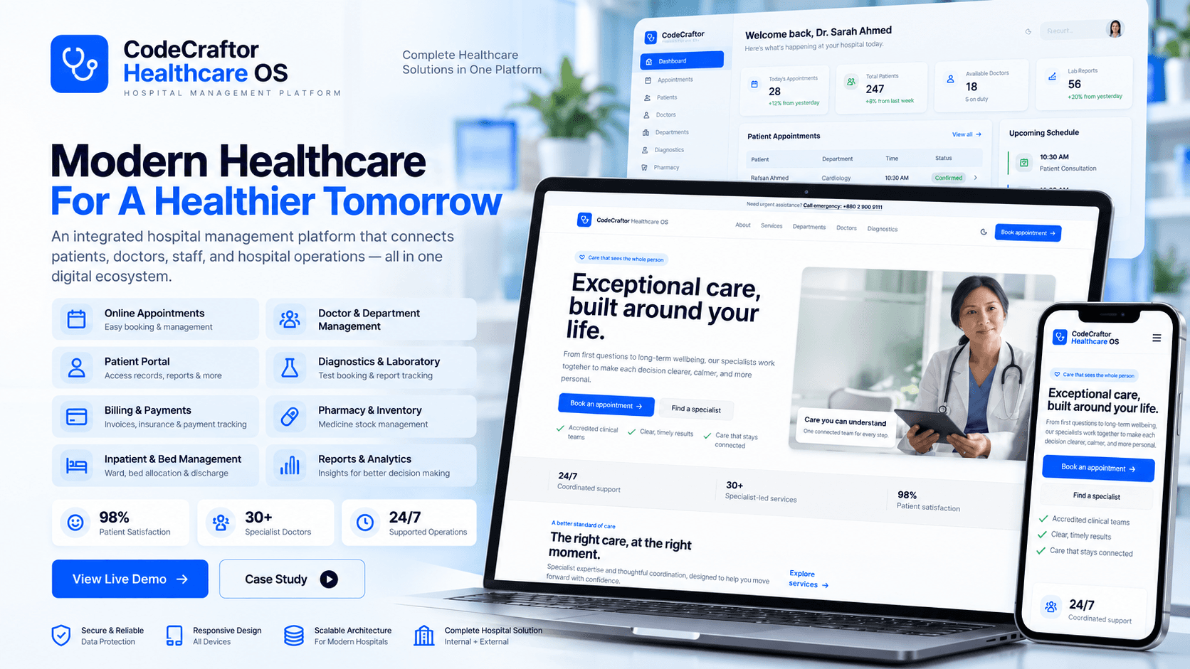 Healthcare OS – Hospital Management Platform